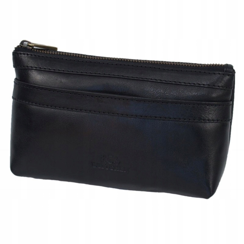 Wittchen saszetka kosmetyczka męska skórzana 14-3-329 czarna