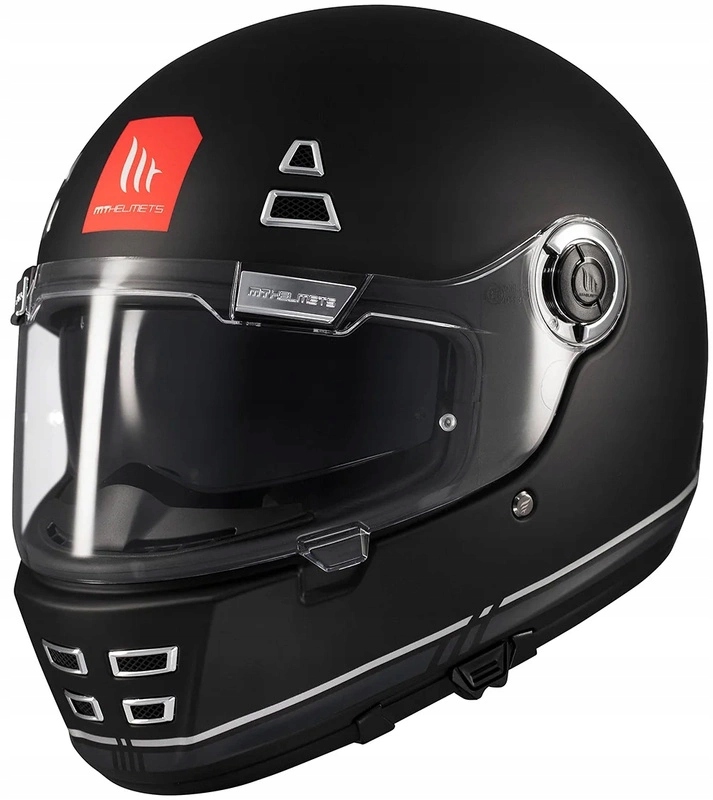 Motocyklová prilba Mt Jarama Sv Solid Matt Black čierna matná