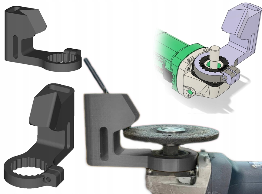 ТОЧИЛКА ДЛЯ СВЕРЛ ДЛЯ УГЛОВОЙ ШЛИФОВАЛЬНОЙ МАШИНЫ АДАПТЕР ДЛЯ ДИСКОВ PA6 GF35