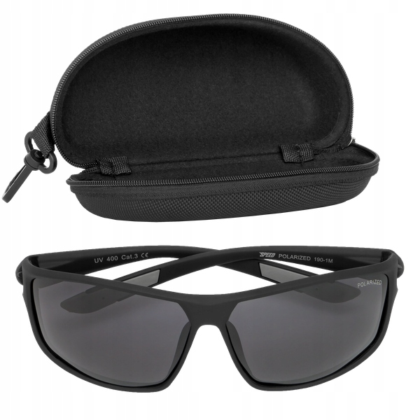 WĘDKARSKIE OKULARY POLARYZACYJNE PRZECIWSŁONECZNE MĘSKIE ANTYREFLEKS ETUI Marka bez marki
