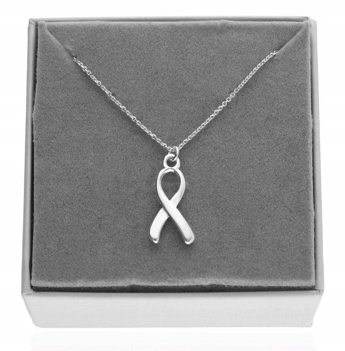 Náhrdelník řetízek stuha s stužkou symbol rak stříbro 925 60 cm
