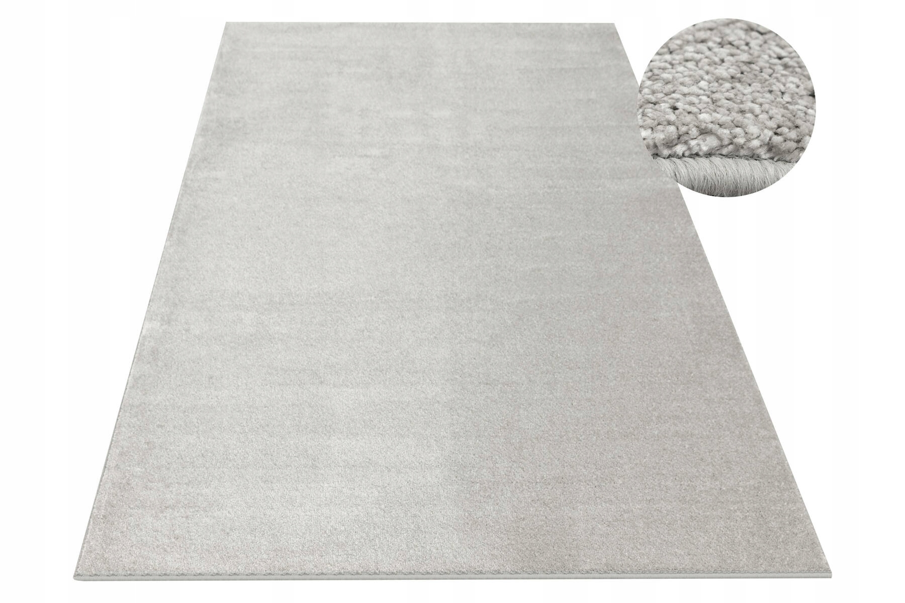 Dywan Szary Mięciutkie Gęste Runo Na Filcu Do Salonu Sobrado 400x500 cm