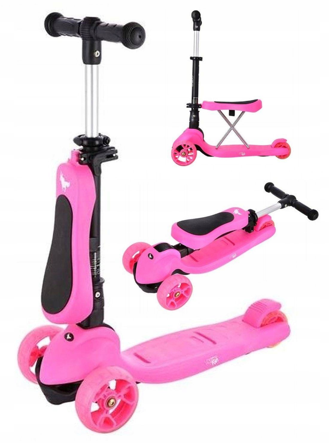 HLB12 2w1 Red Hulajnoga Dziecięca Nils Fun