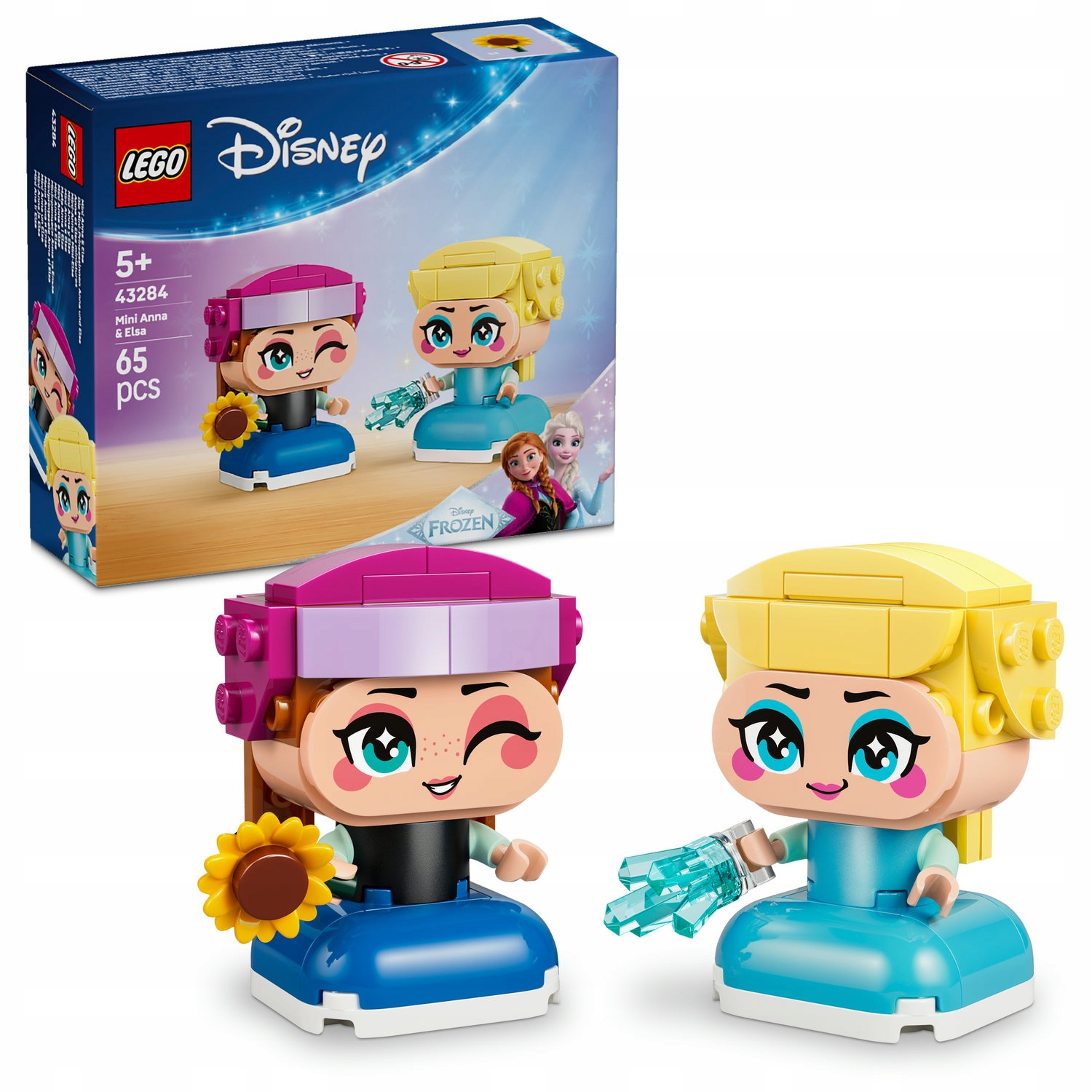 Klocki Lego Mini Anna i Elsa Kraina Lodu 65 elementów 5 lat