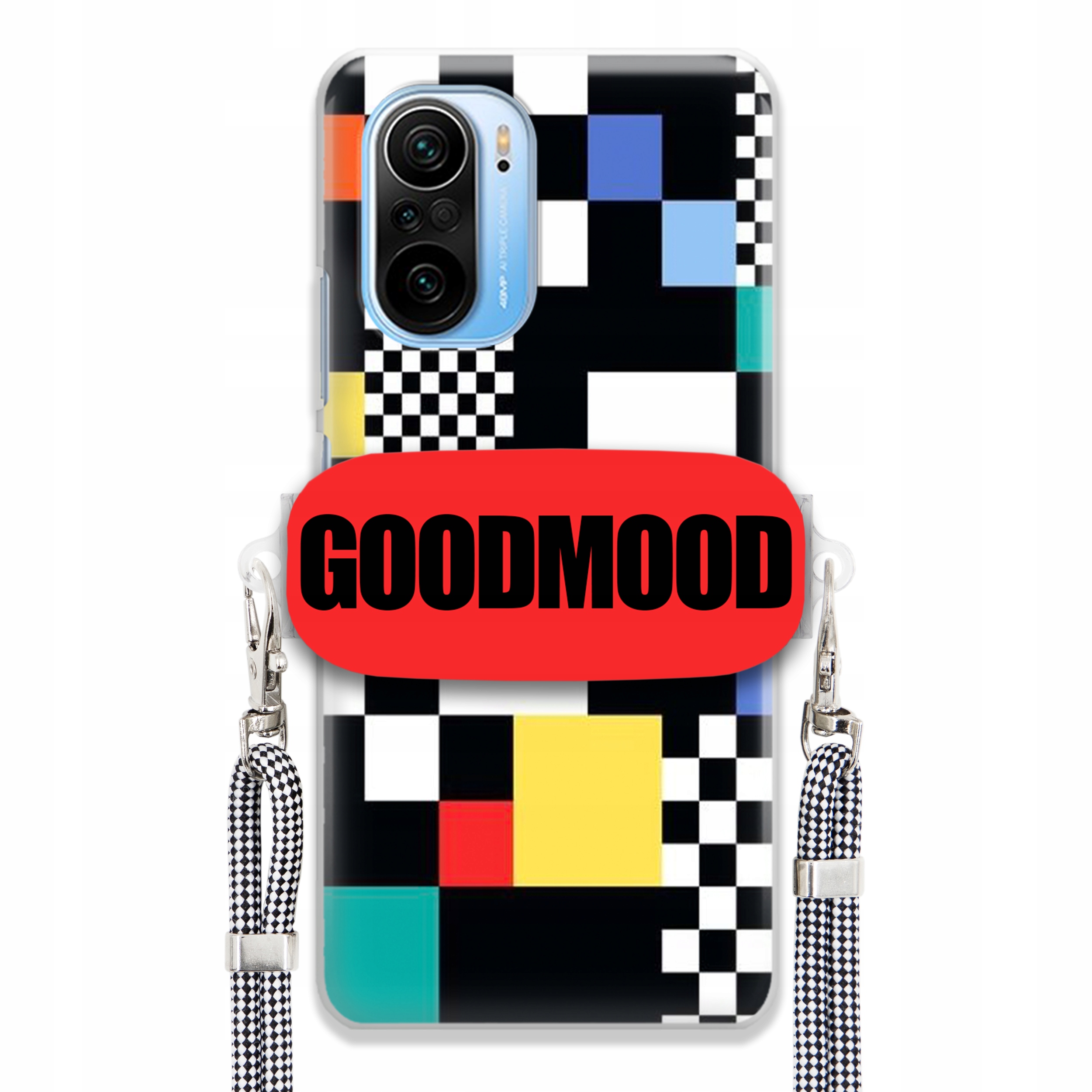 Puzdro Pre Xiaomi Poco F3 Case Držiak Na Vodítko Na Telefón Pixelart MIX Vzorov