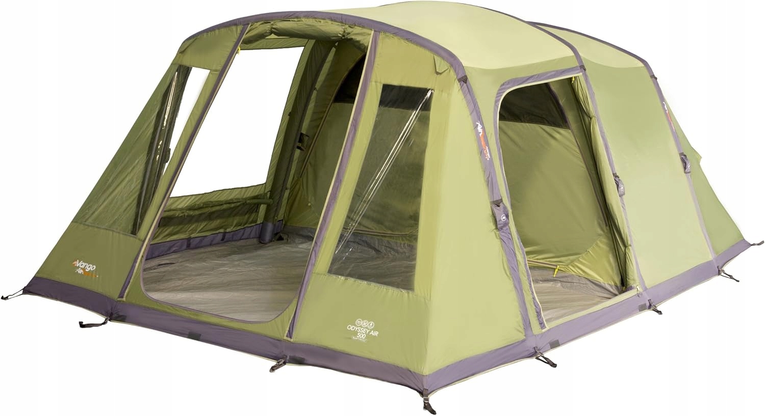 Namiot nadmuchiwany Vango Girls Odyssey Air Epsom Green 500 5 osobowy