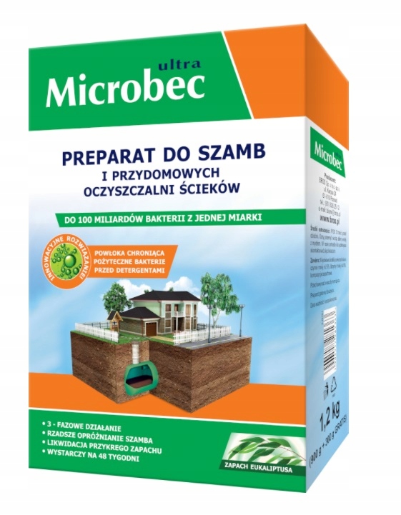 

Microbec Preparat Bakterie Do Szamb Eukaliptus 1,2