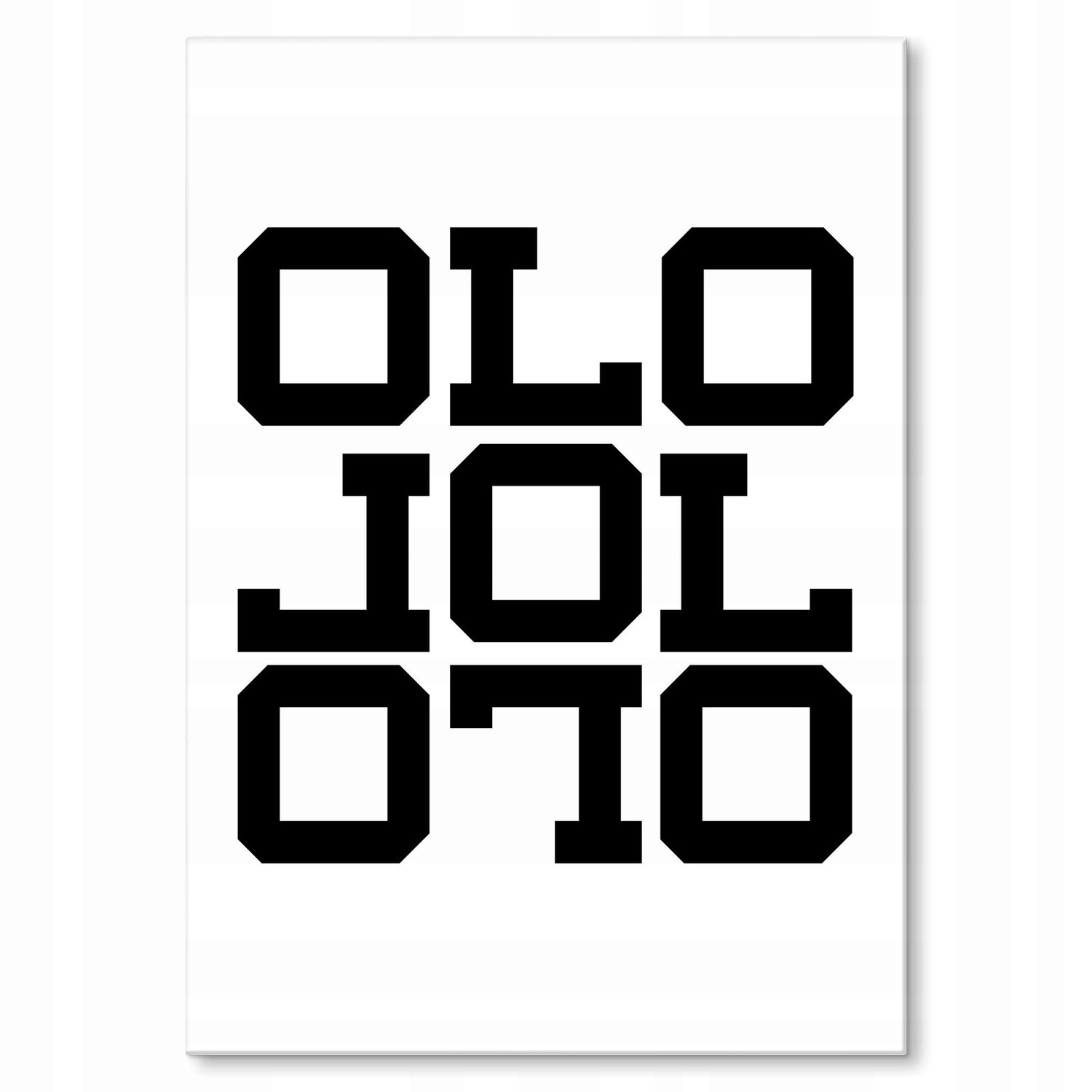 Kovový plakát Lol Dárek 30 x 42 cm