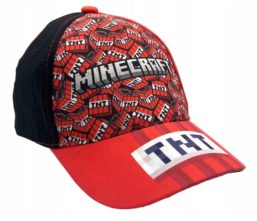 

Czapka Daszkiem Minecraft Tnt Bejsbolówka Bawełna