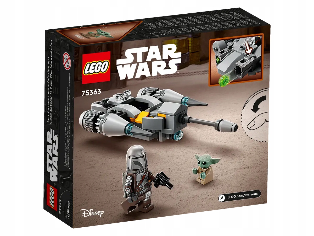stavebnice Lego Star Wars – Stíhačka N-1 Mandalorianina V Mikroměřítku 75363