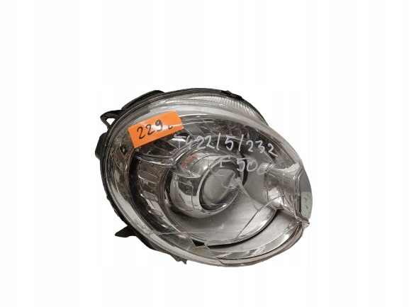 FIAT 500 ABARTH 07- LAMPA PRAWA PRZEDNIA XENON 52088873 + PRZETWORNICA