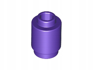 

Lego 3062b C purpurowa 1x1 rurka klocek 2szt Nowy