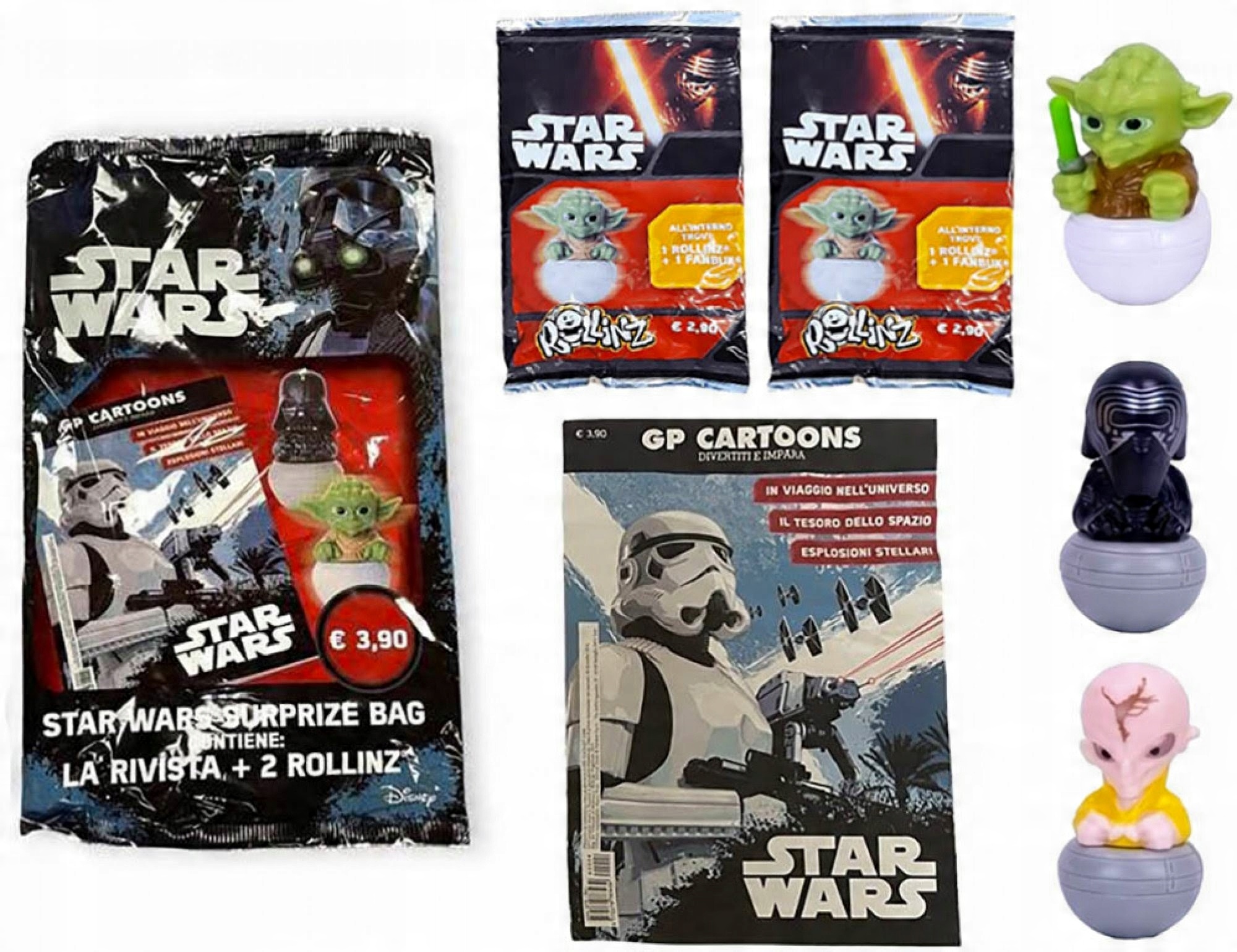 

Star Wars saszetka niespodzianka 2 figurki rollinz
