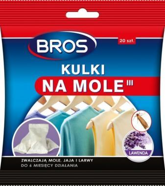 

Bros kulki na mole 20szt. Lawenda, Cytryna