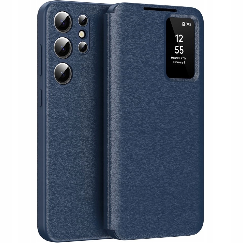 Etui Z Klapką Smart View Do Samsung Galaxy S25 Ultra Obudowa Case Pokrowiec