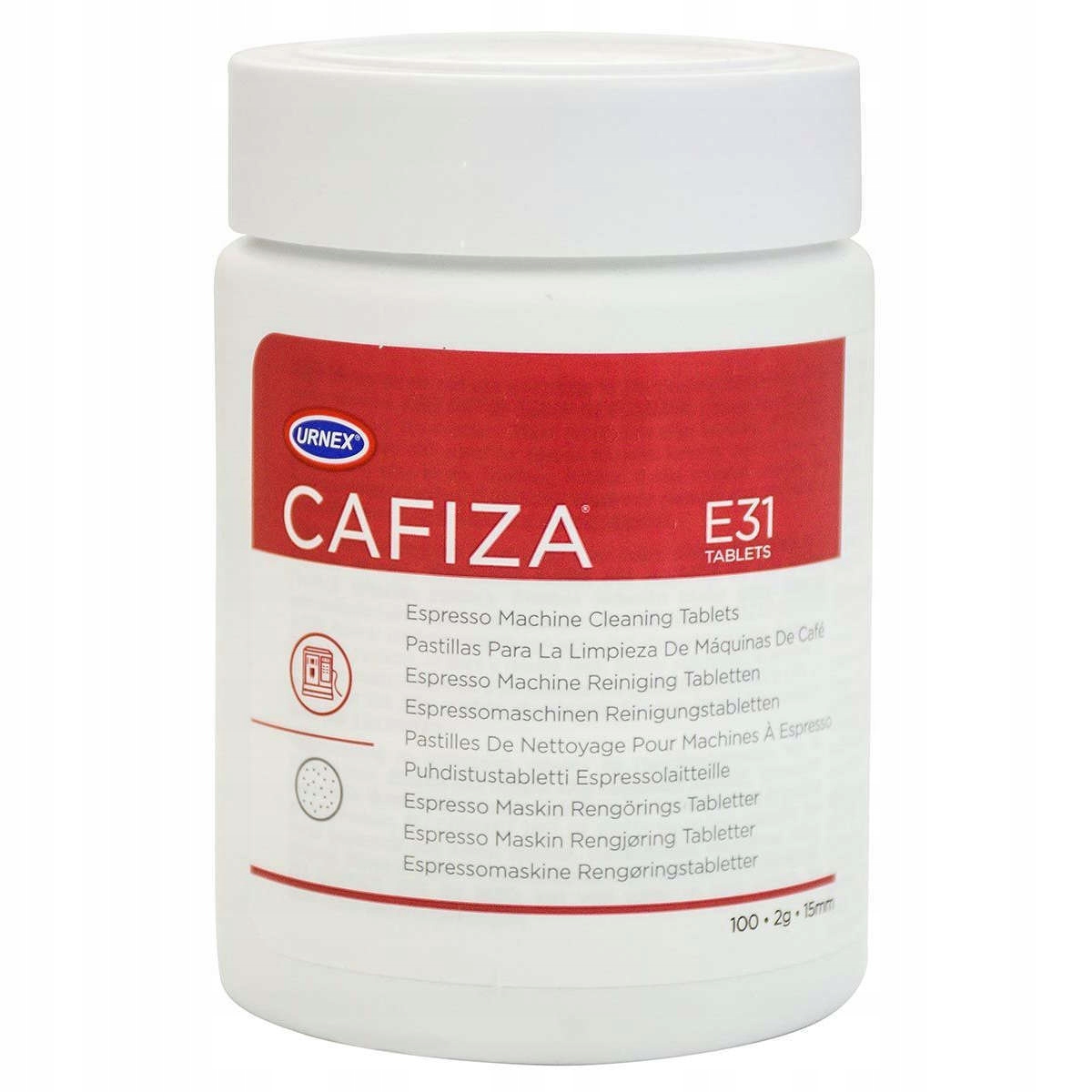 URNEX CAFIZA Tabletki do czyszczenia ekspresu x100