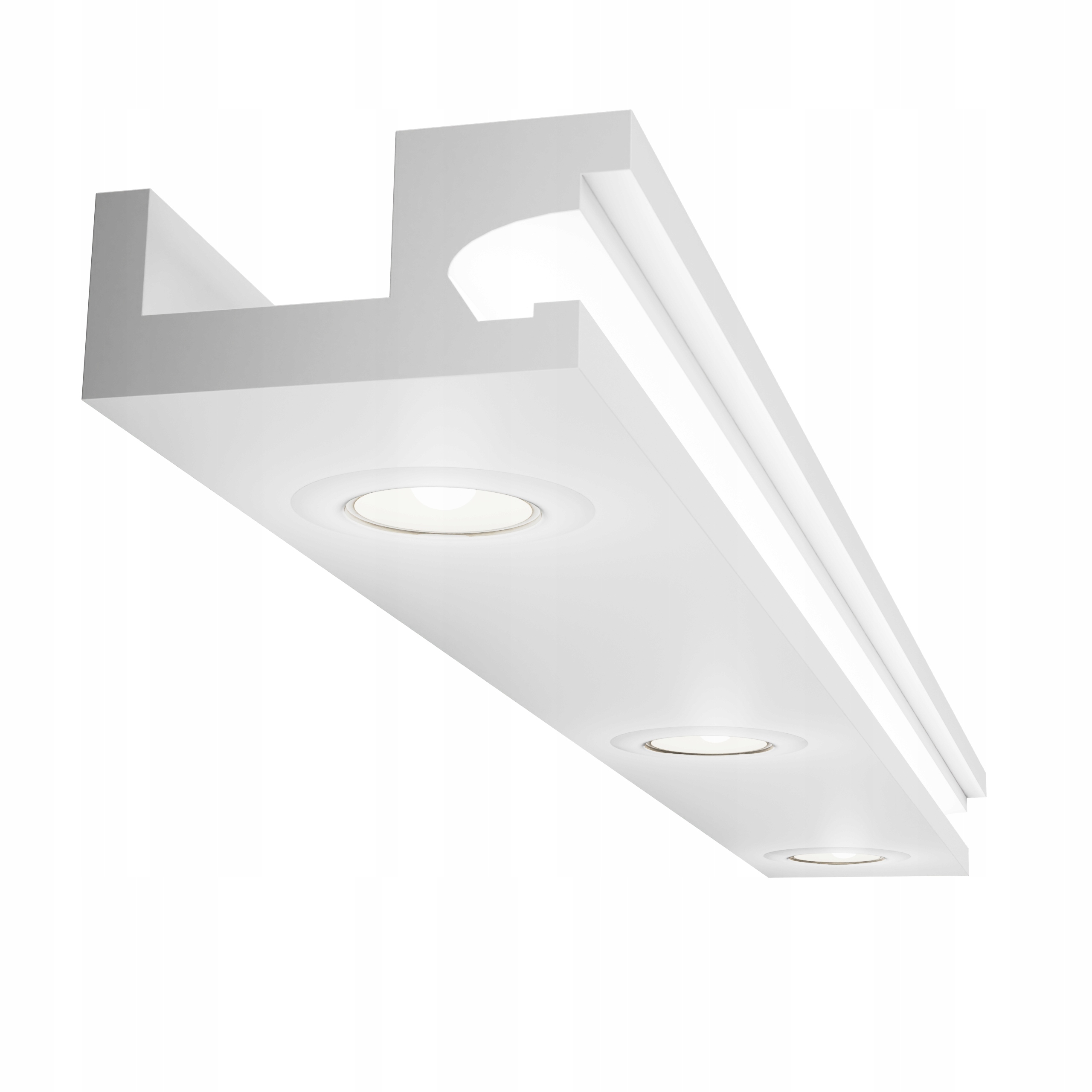 ELHARE Sufit Podwieszany LED Gzyms Halogenowy LH9A