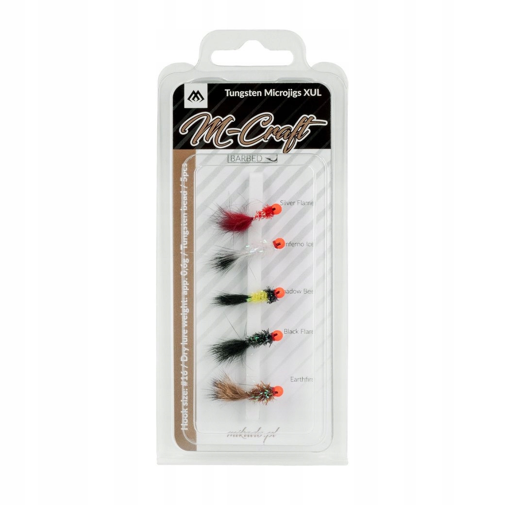 Mikado M-Craft Tungsten Microjigs Xul #16 0,6g z zadziorem 1kpl. 5szt.