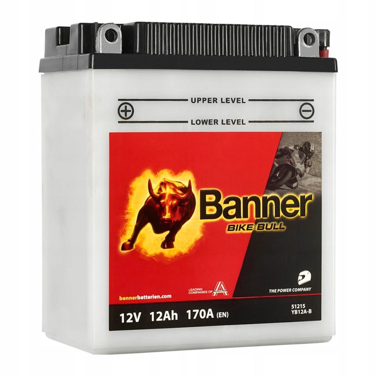 Akumulator Motocyklowy Banner Bb 51215 BB12A-B YB12A-B 12V 12AH 170A