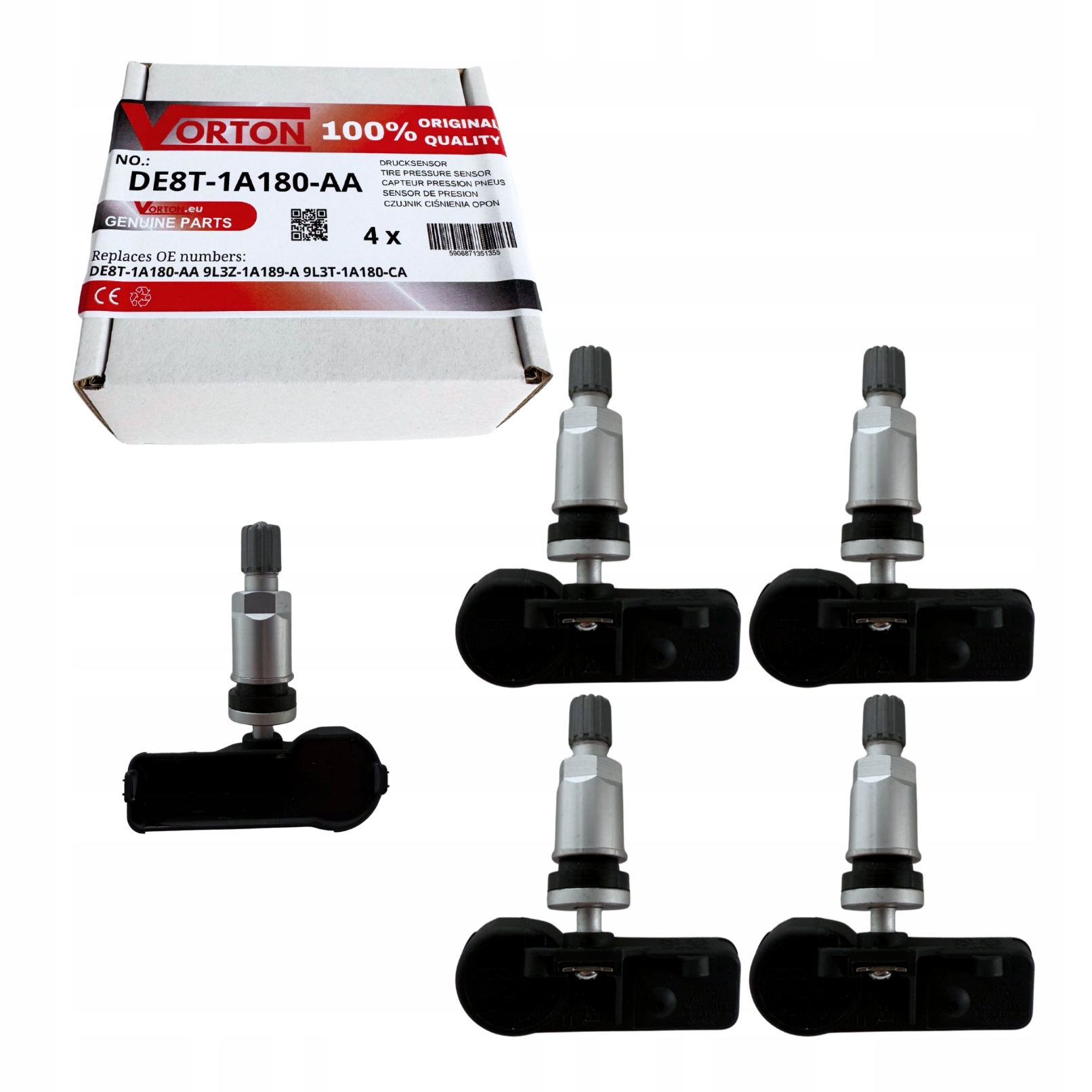 Snímače Tlaku Pneumatík Tpms Ford Usa Fusion Fiesta VI Focus Mk3 C-Max