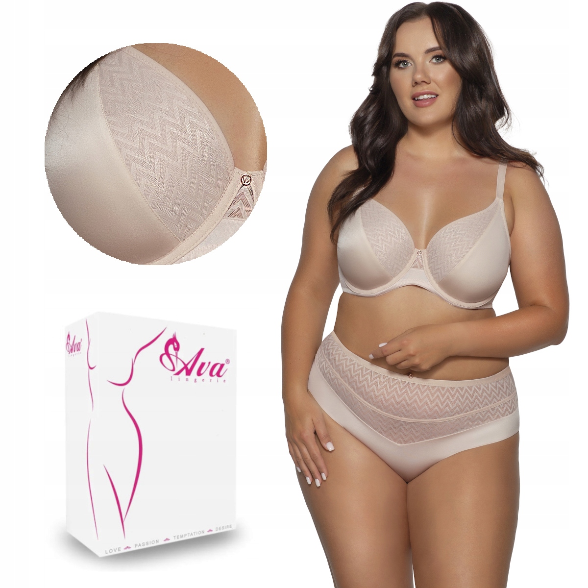 Podprsenka Soft Av 2103 braletka béžová 100C