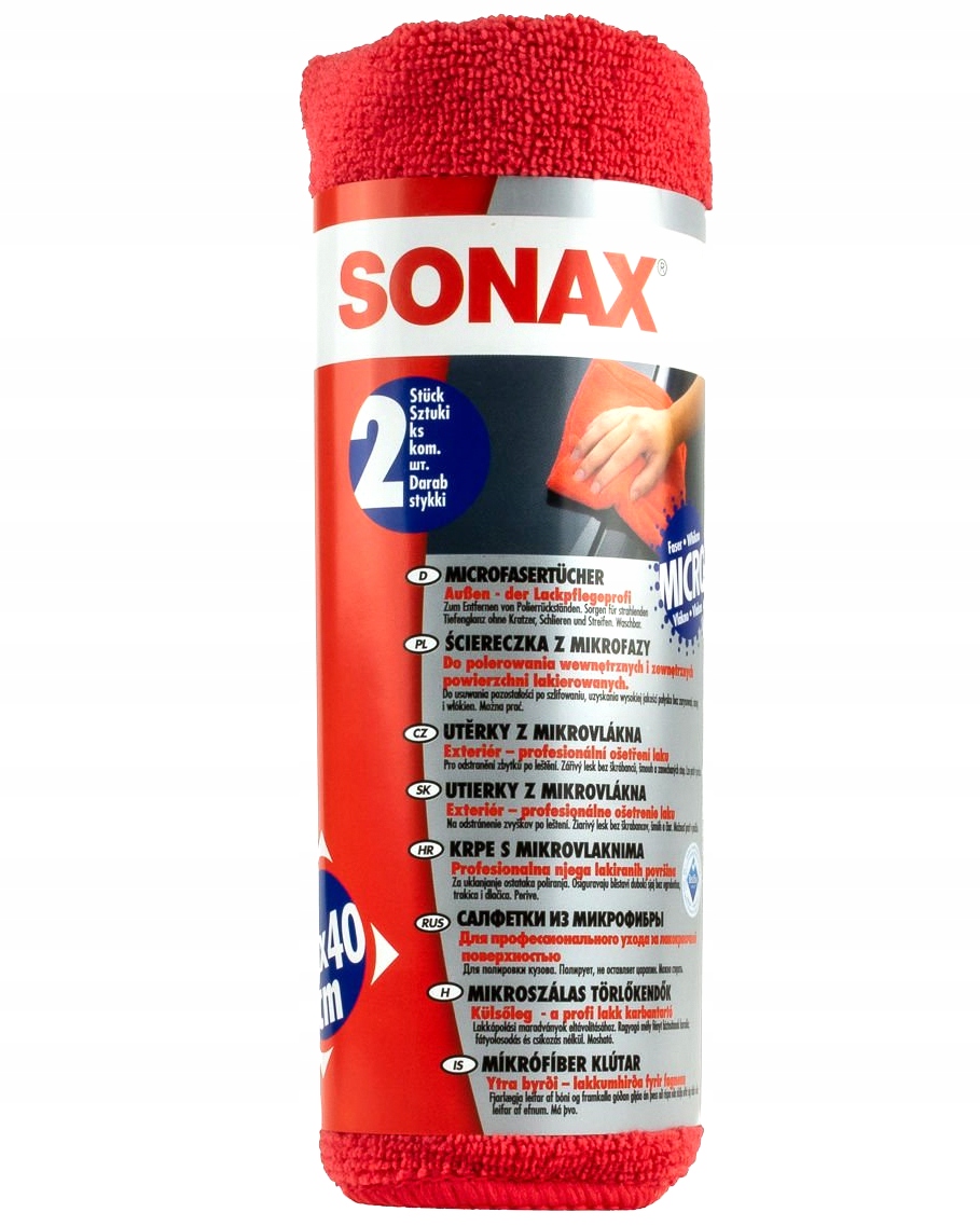 

Sonax ściereczka z mikrofibry mikrofibra 2 sztuki