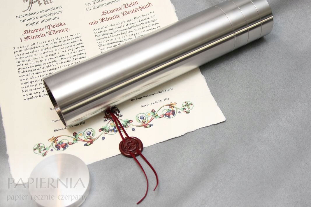 tuba stal 70 mm do aktów erekcyjnych + GRATIS Marka PAPIERNIA