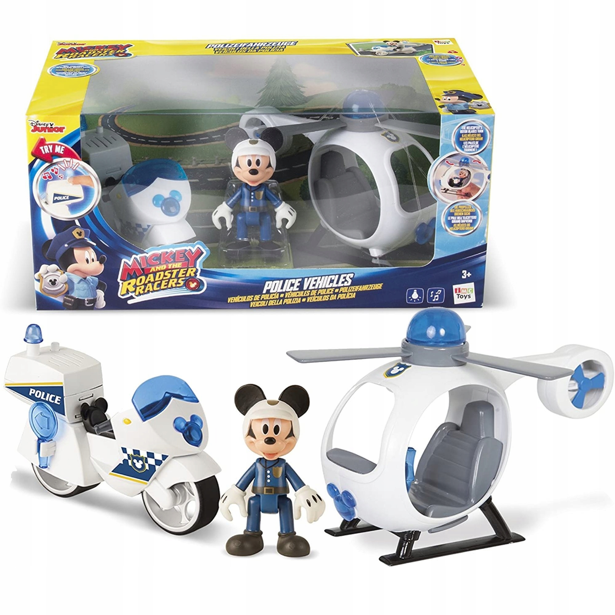 

Myszka Miki Helikopter Motor Policyjny Figurka
