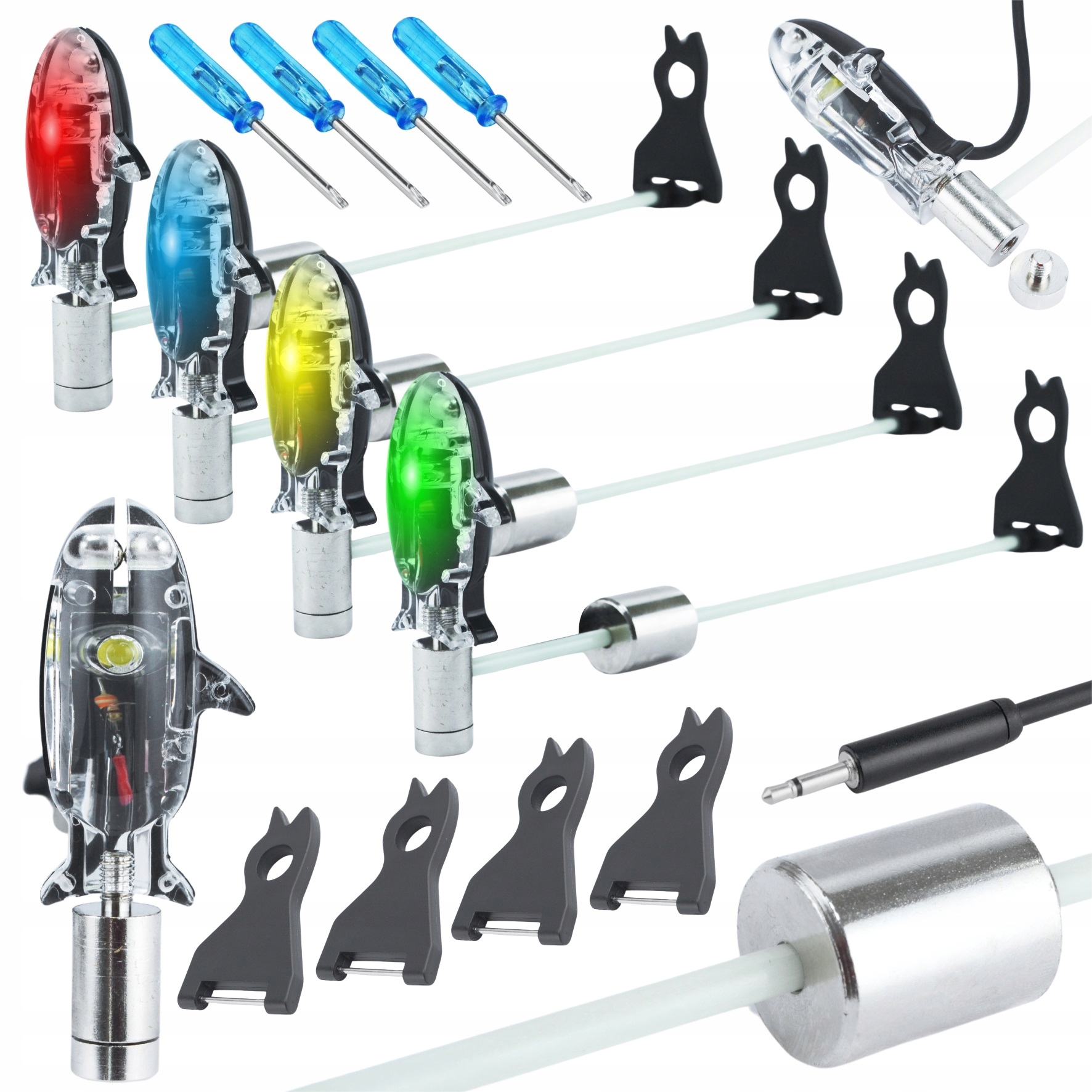 ZESTAW 4X SWINGER ELEKTRONICZNY SYGNALIZATOR BRAŃ HOKKAIDO JACK