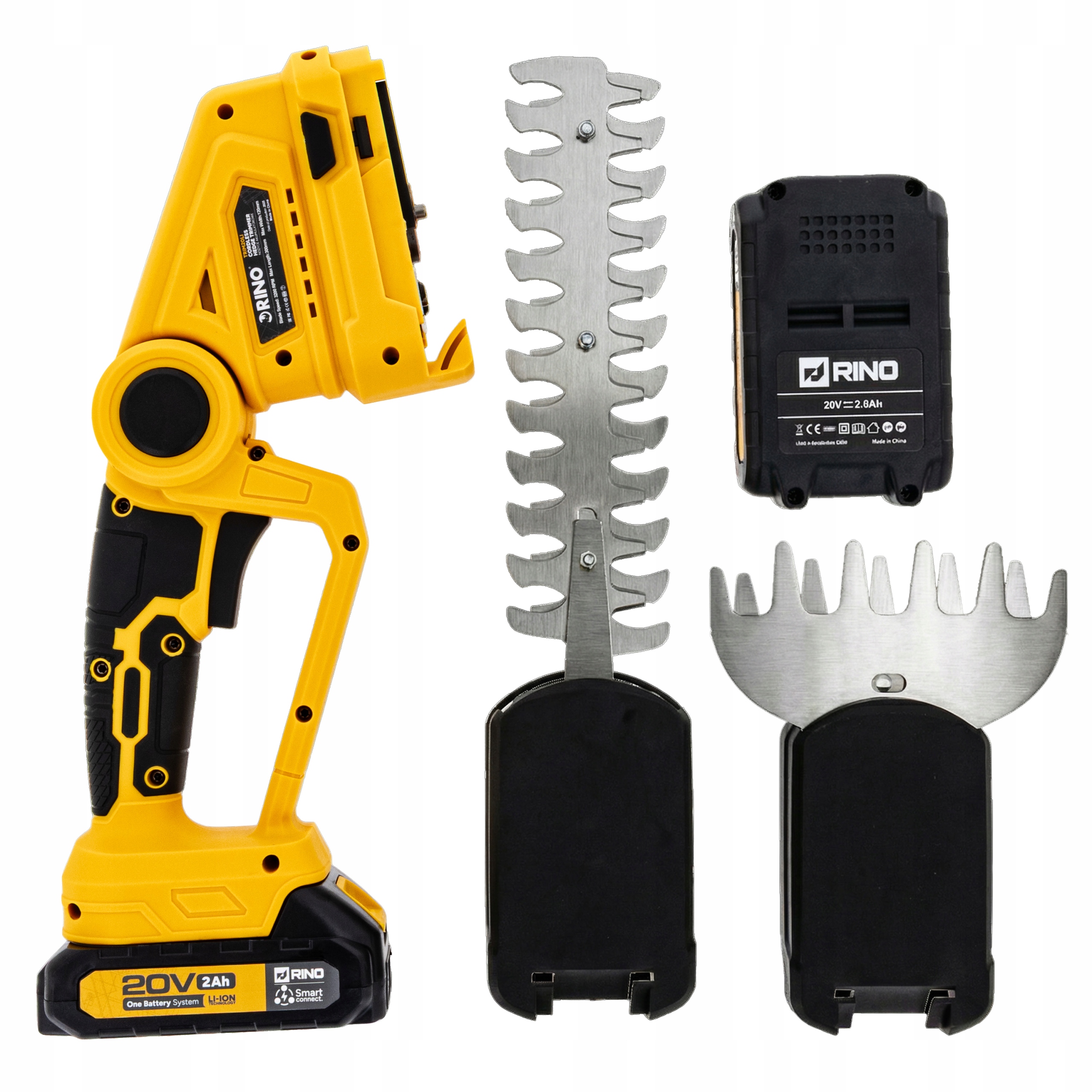 Akumulátorové Nožnice 2X Batéria 2Ah Na Živý Plot Trávy Kríkov Rino