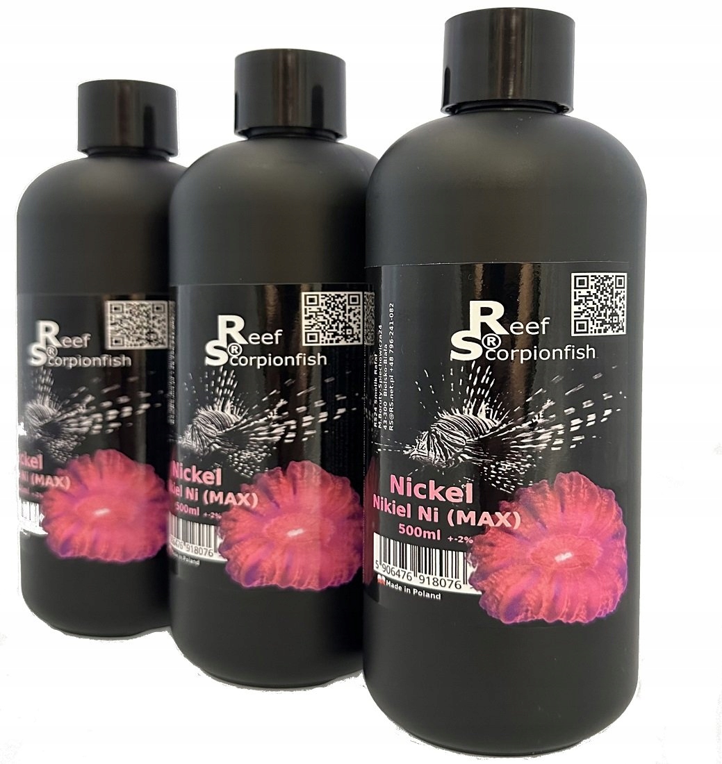 Levně Nikl Pro Mořské Akvárium, Suplementace Prvků Pro Korály 500 ML