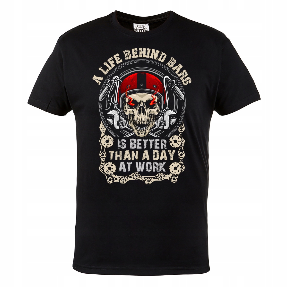 

Koszulka Męska Motocyklowa Harley Skull Rider