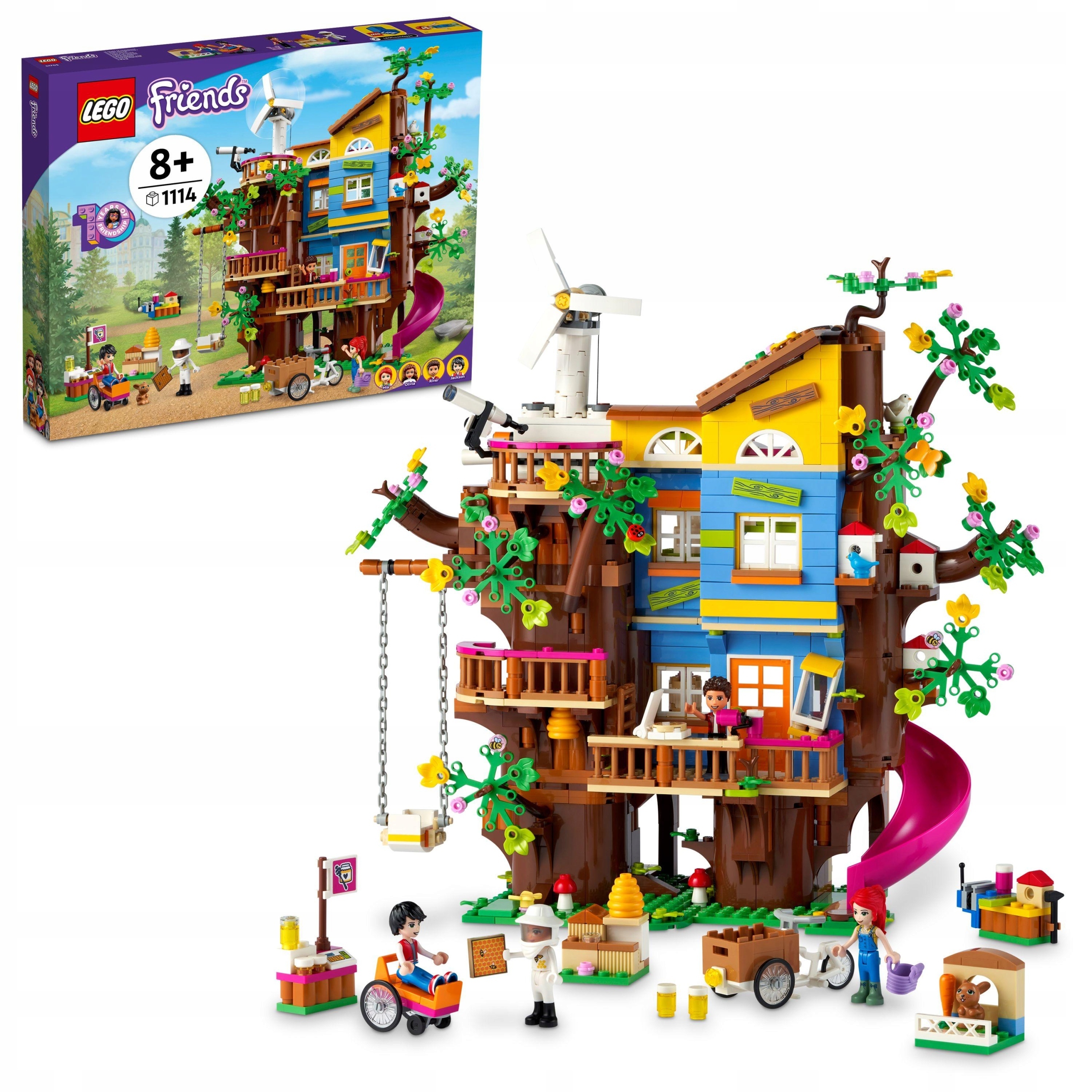Lego Friends Domeček Na Stromě Přátelství Sada 41703 Dárek Skluzavka