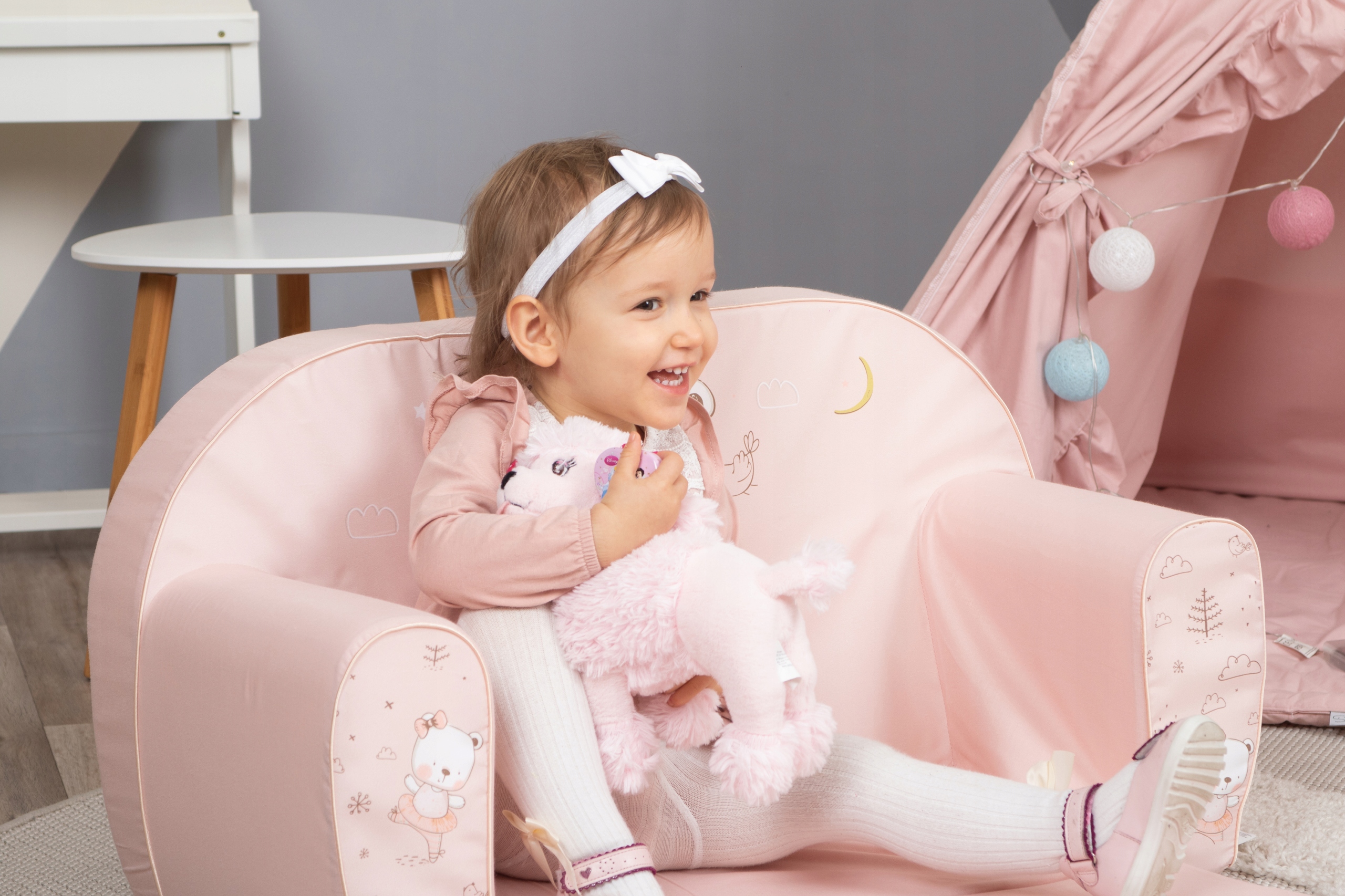 DELSIT- Mini sofa, kanapa rozkładana dla dziecka EAN (GTIN) 5907693125834