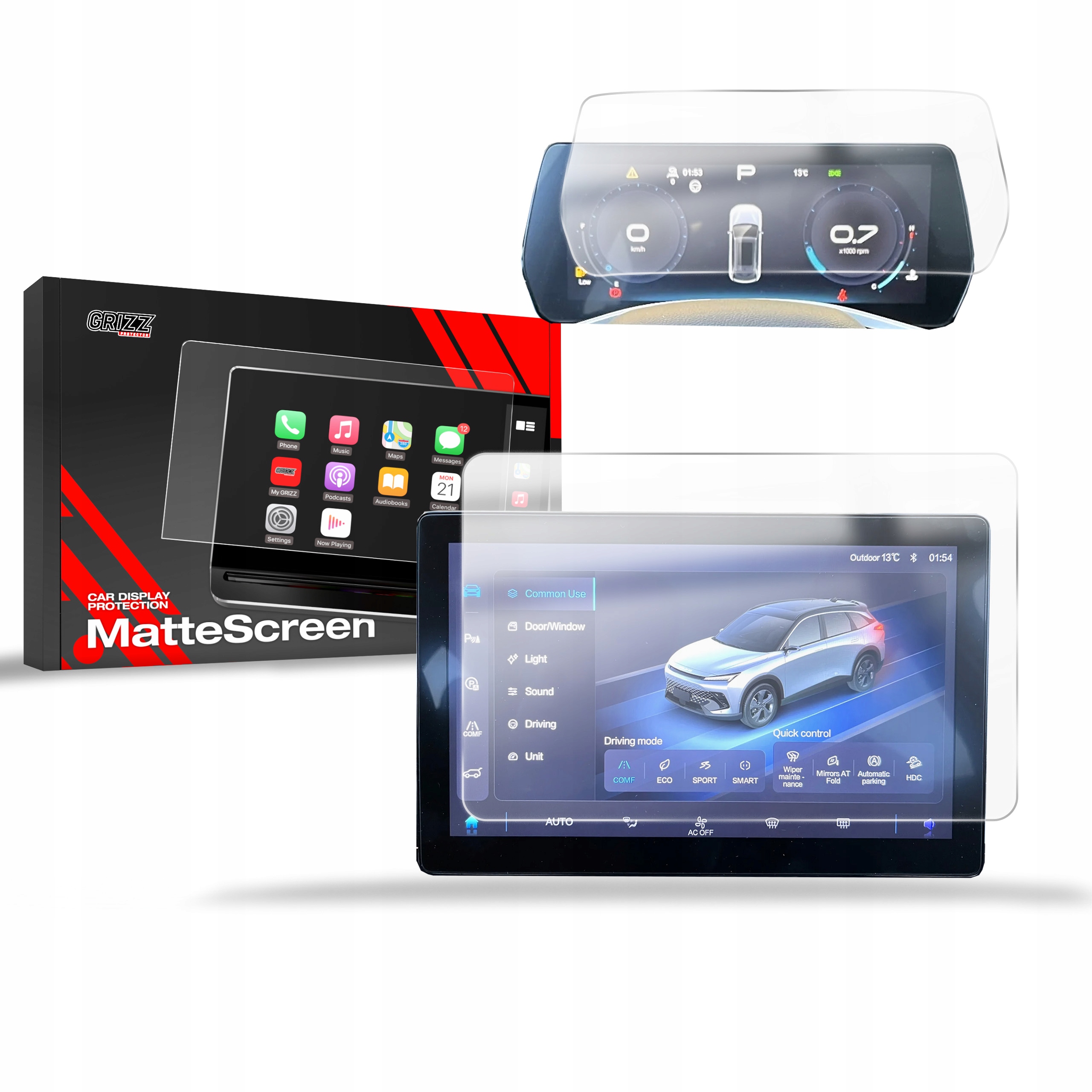 2w1 Folia Antyodciskowa do Baic Beijing 5 (2023-2025)