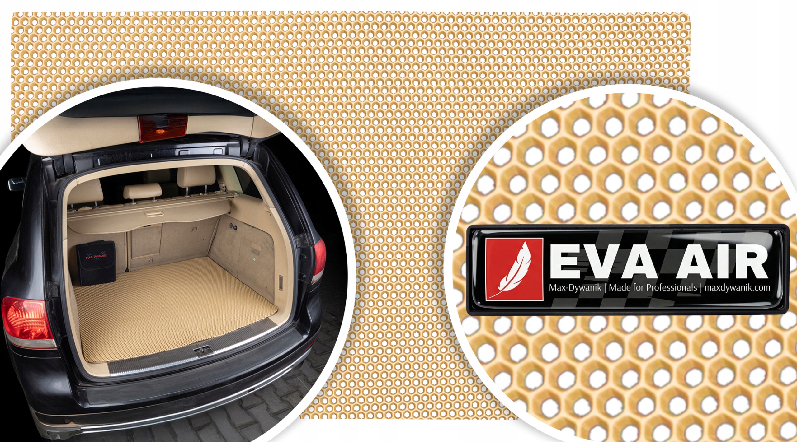 Ford Transit Custom I Van 12-23 Vložka do zavazadlového prostoru Eva Air Honey