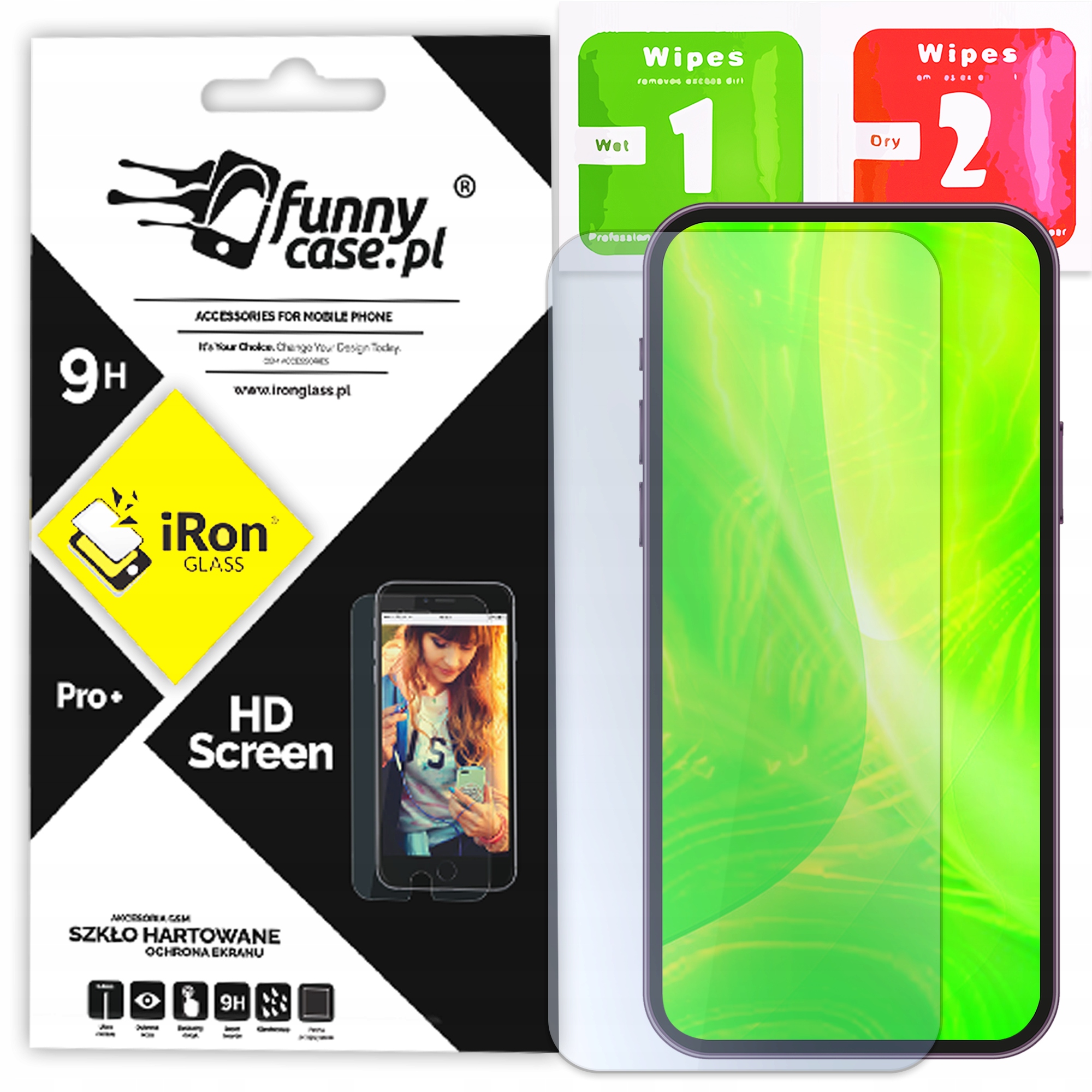 SZKŁO Hartowane 9H Iron Glass do HUAWEI P20 LITE