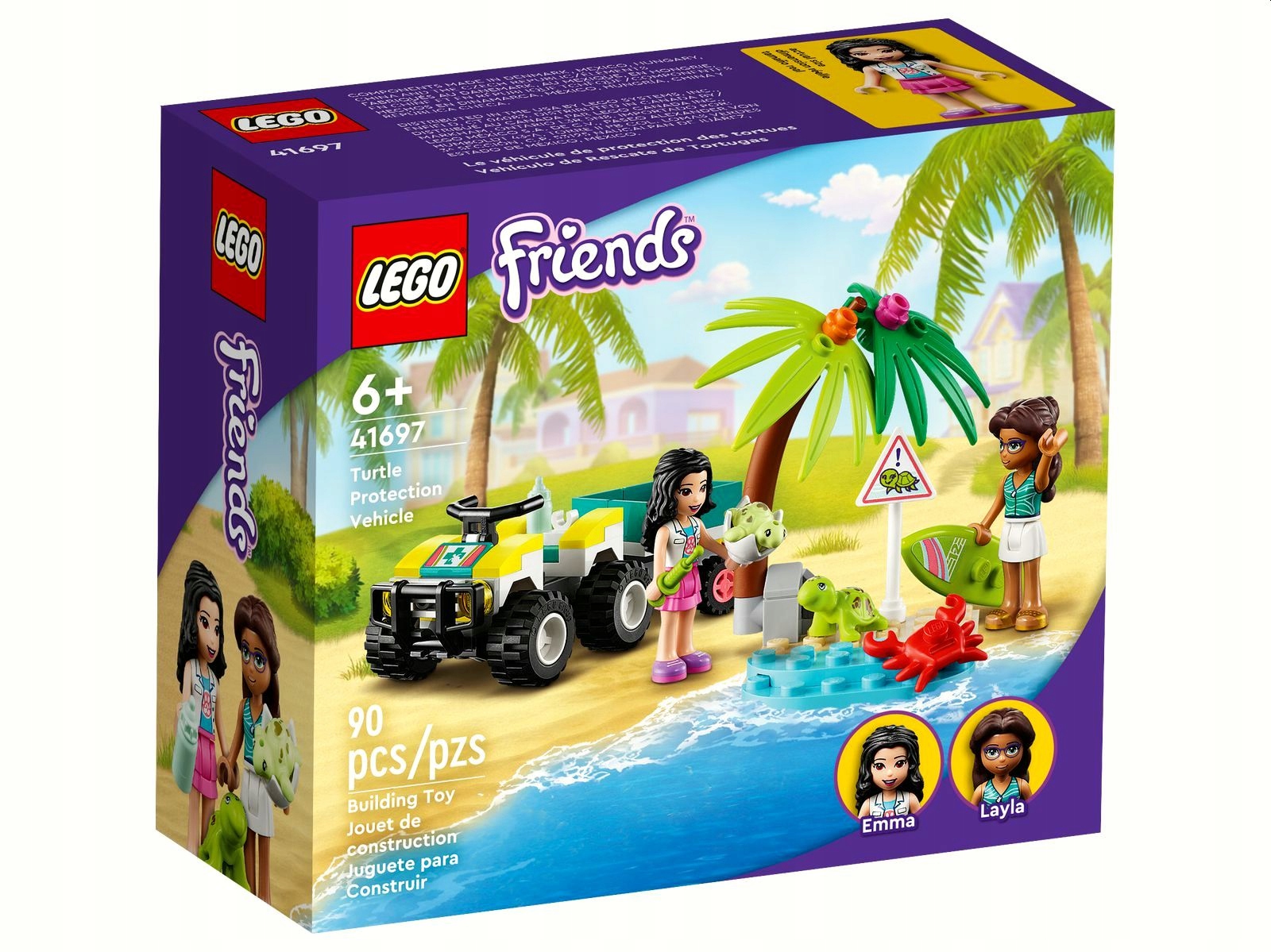 

Lego 41697 Friends Pojazd do ratowania żółwi Nowe