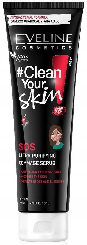 

Eveline Clean Your Skin peeling gommage do twarzy