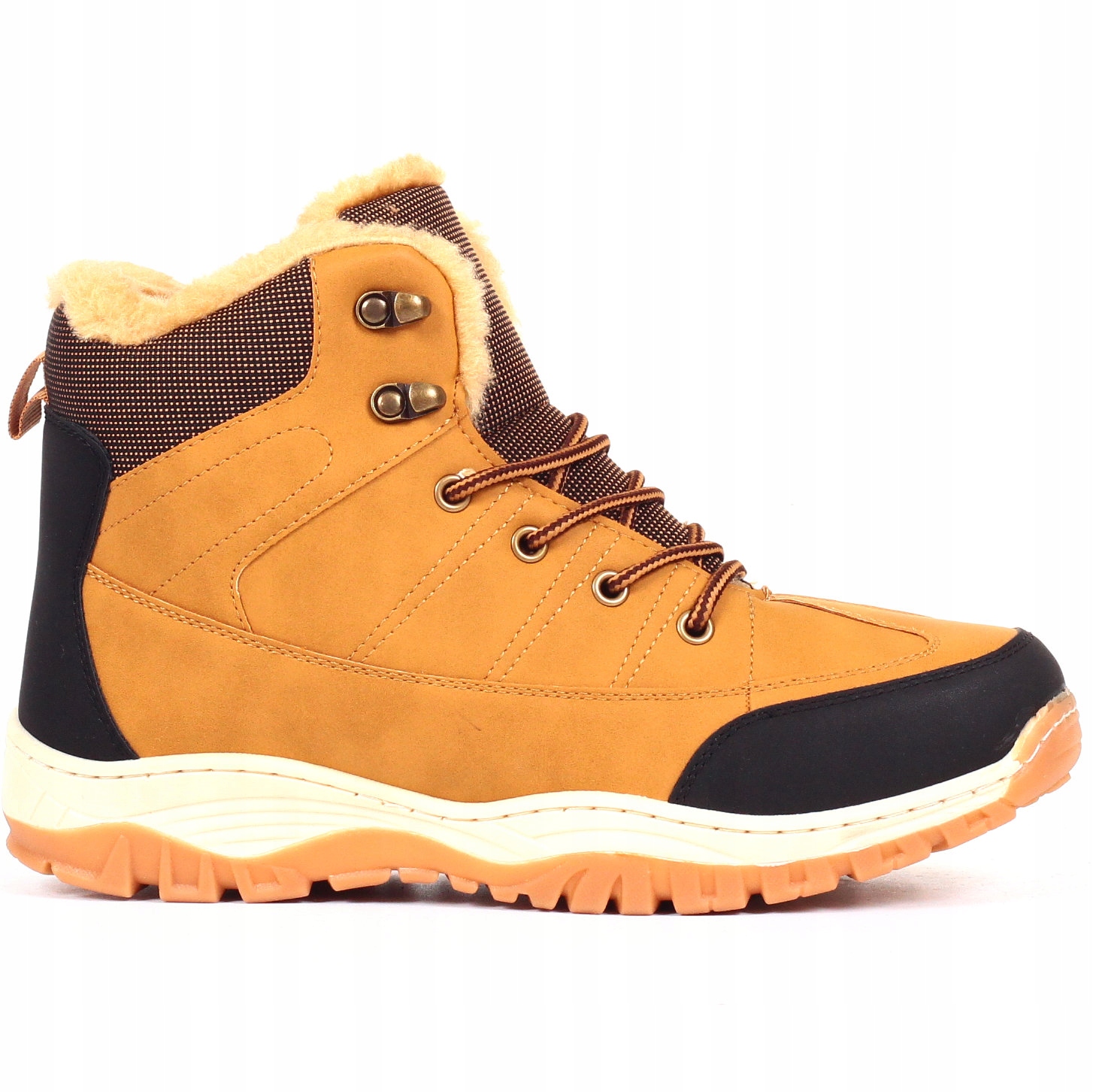 BUTY ZIMOWE MĘSKIE SPORTOWE TRAPERY OCIEPLANE Kod producenta M78CAMEL