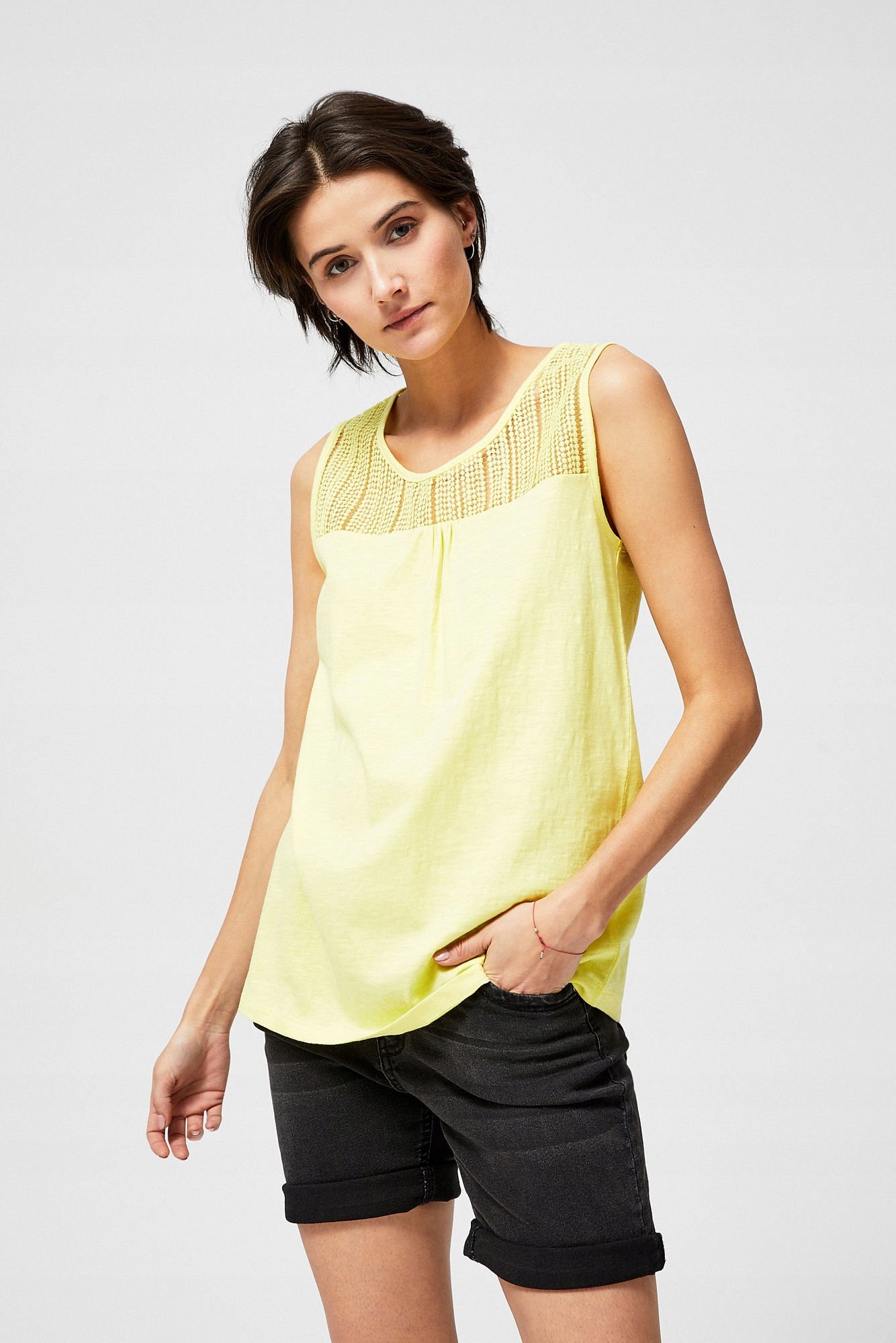

Moodo Top bawełniany L-TS-2915 Yellow; Xs