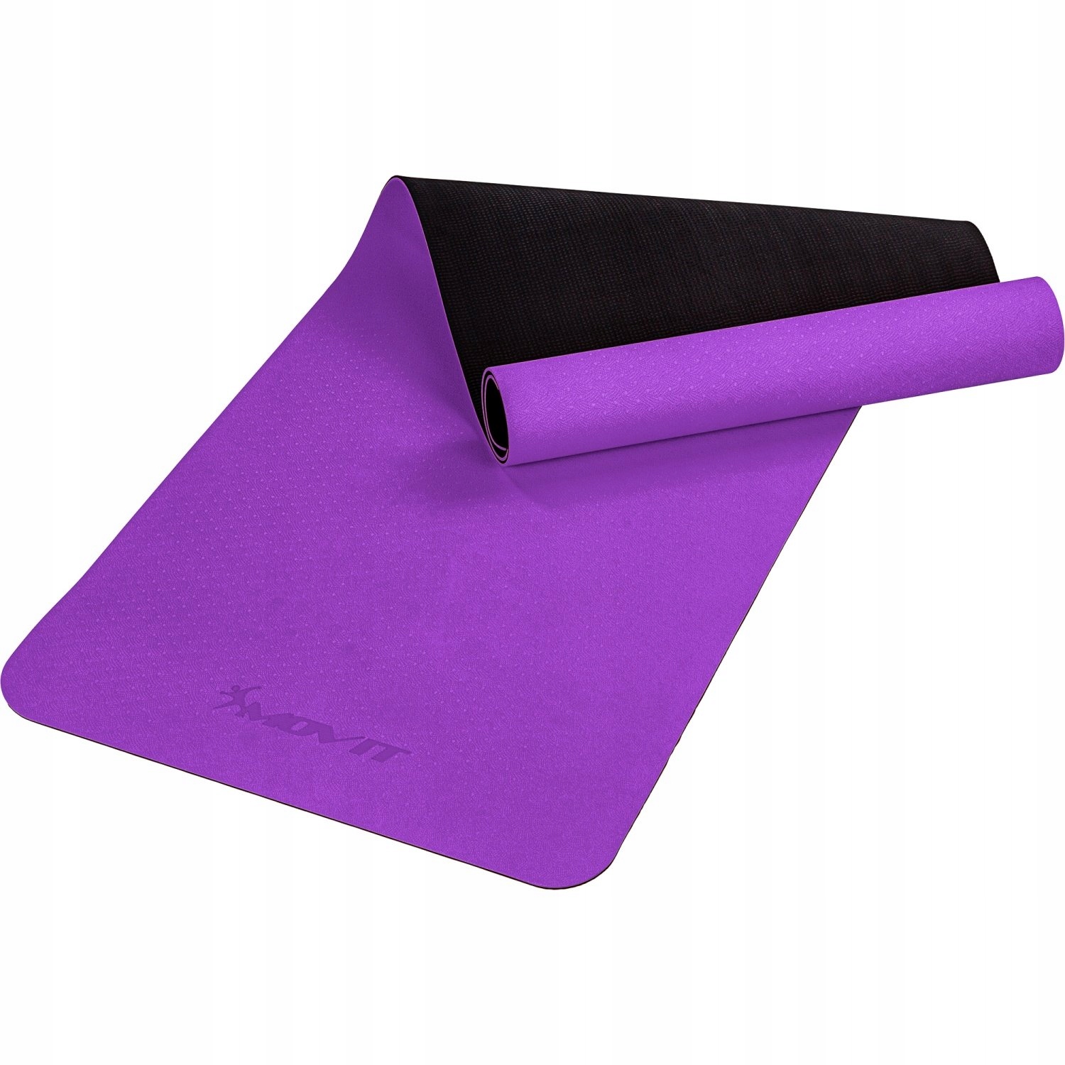 Fioletowa Mata Tpe 190x60x0,6cm Do Ćwiczeń Jogi