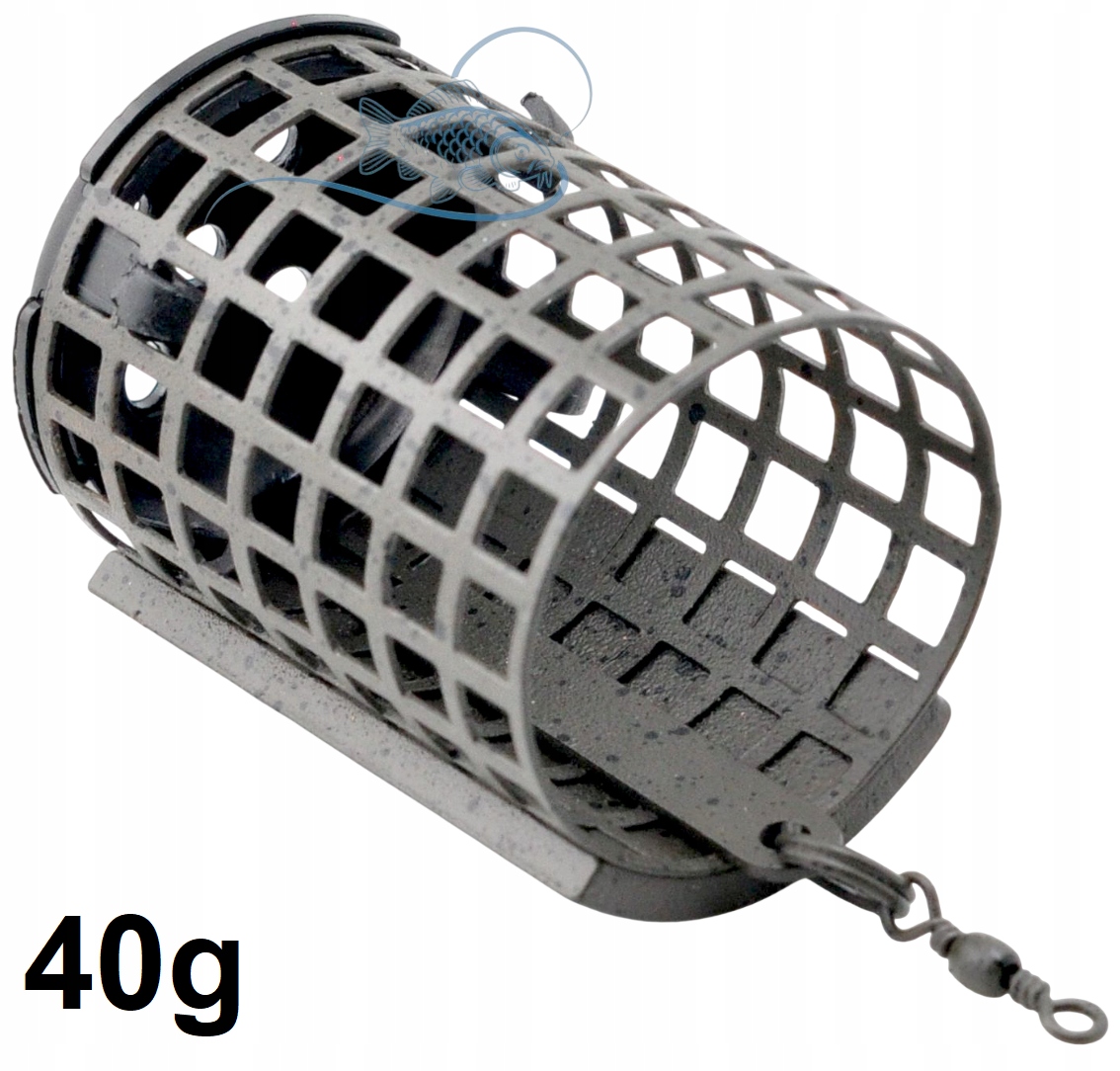 40g Koszyk Zanętowy Okrągły Z Dnem Eko Powłoka Z Kamuflażem 32x44mm