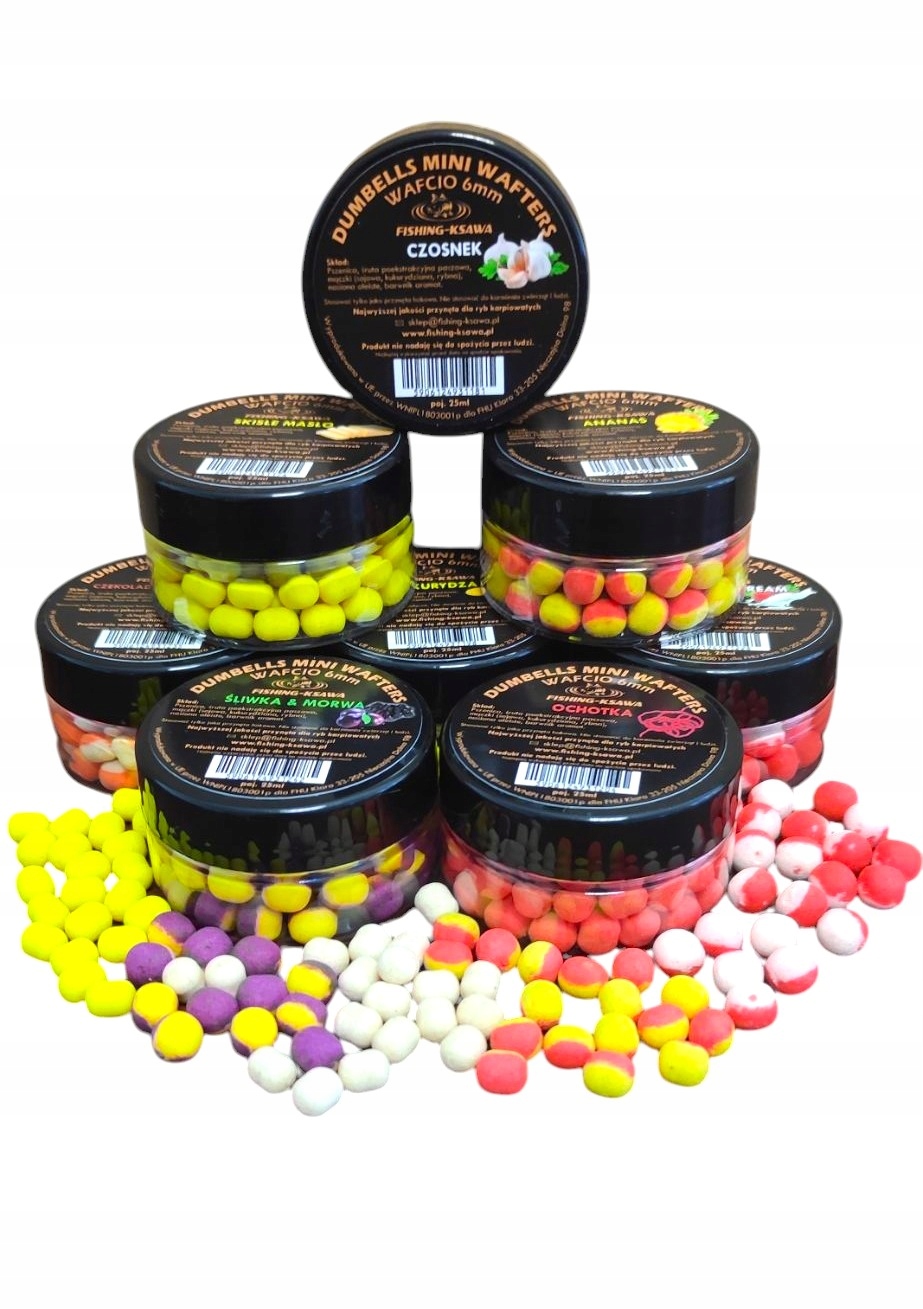 Dumbells Wafters 6mm "wafcio"fishing-ksawa zestaw 7 w 1