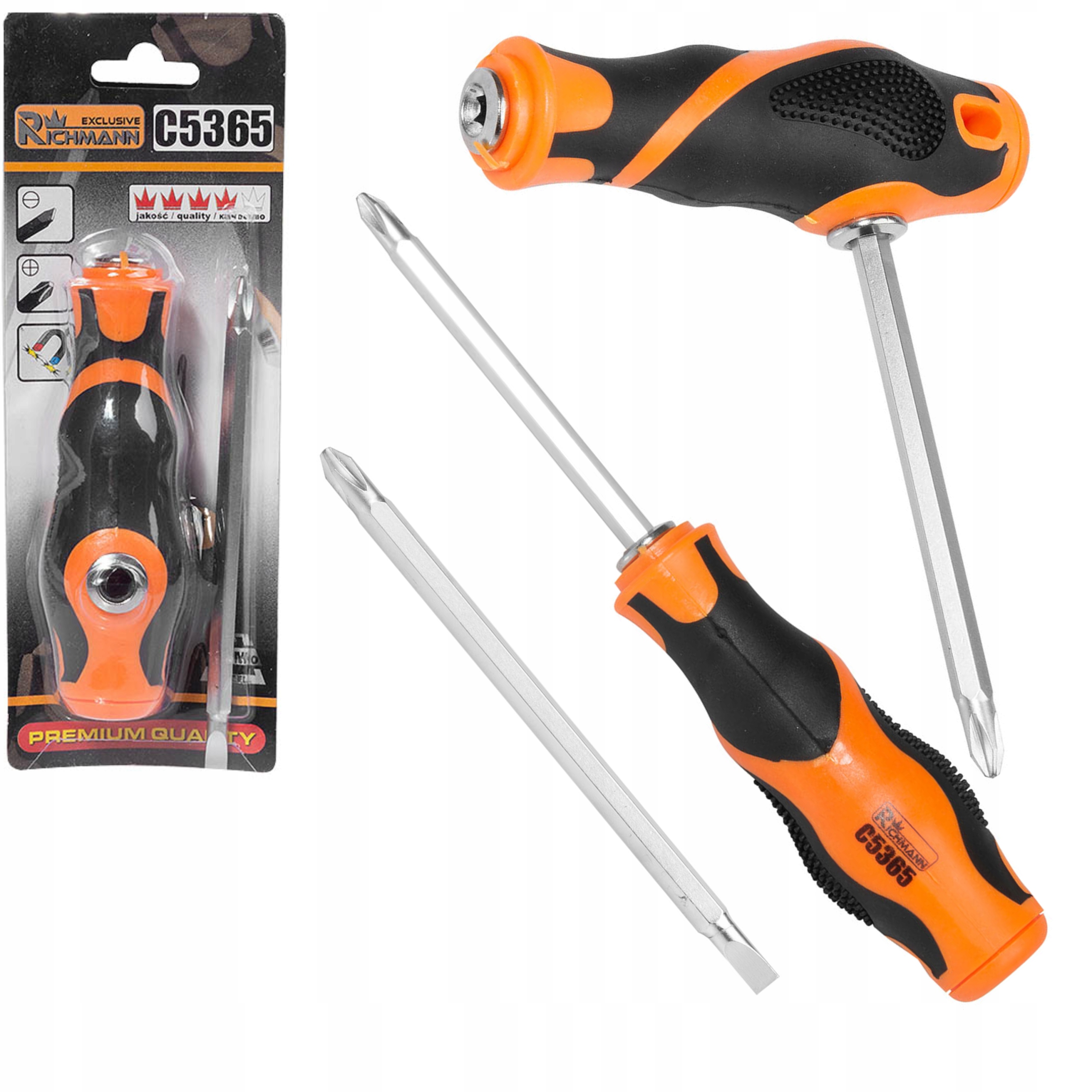 

Wkrętak Dwustronny Śrubokręt Płaski/krzyżak Cr-mo