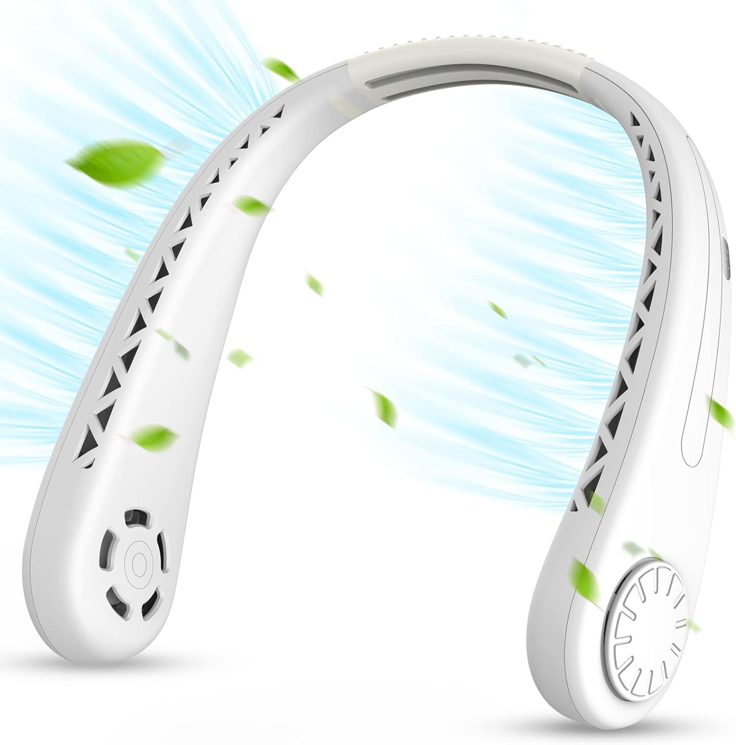 Bílý Turbo Přenosný Ventilátor Na Krk