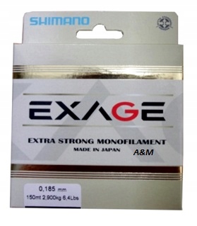 Żyłka Shimano Exage 150m 0,185mm 2,90kg
