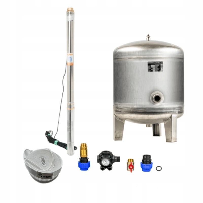 Domáca vodáreň s ponorným čerpadlom 2,5" Stm 24 90L nerez Rts