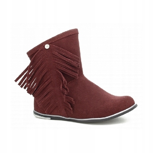 BUTY DZIECIĘCE dziewczęce ELEGANCKIE welurowe botki BARTEK r. 33