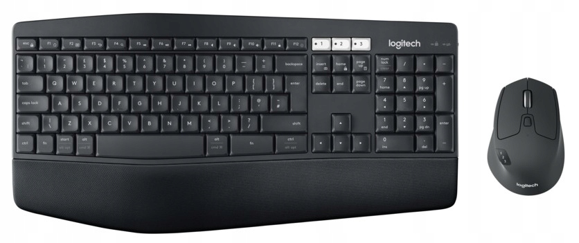Zestaw klawiatura i mysz Logitech czarny Qwertz